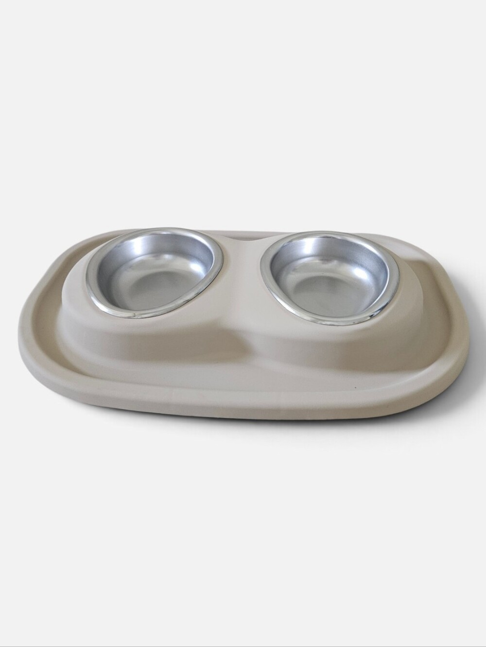 WeatherTech Double Low Pet Feeding System Tan
